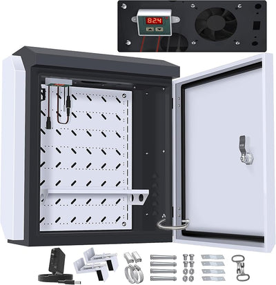 Caja eléctrica exterior IP65 acero galvanizado con