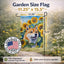 Bandera jardín girasoles Shiba Inu multicolor