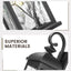 21 Apliques Pared Exterior Impermeables Negro Mate