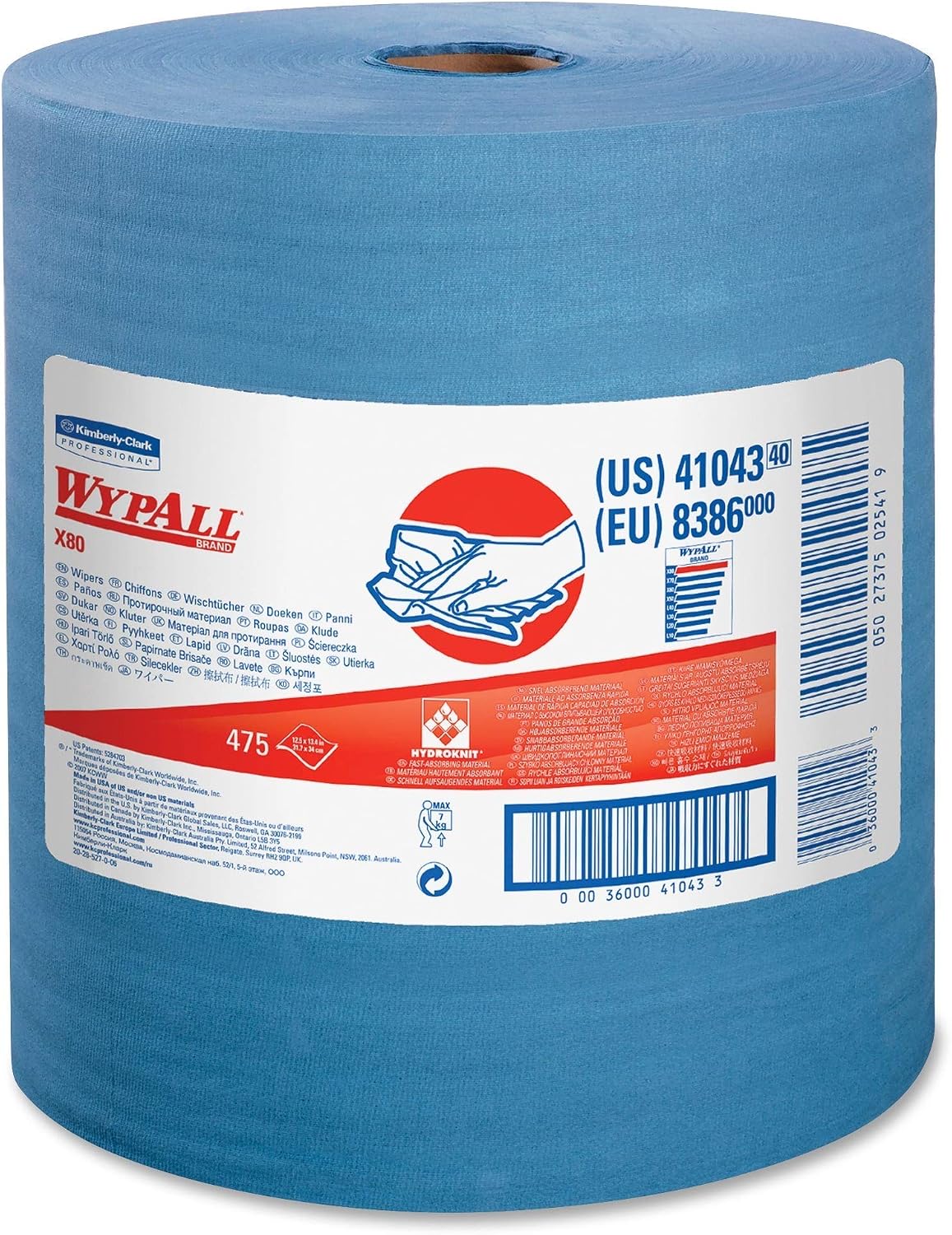 Limpiaparabrisas Hydroknit 12 1/2x13 2/5 azul