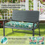 Cojín banco exterior 42x18" antiderrap resistente agua