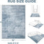Alfombra 8x10ft sala dormitorio cocina antiderrap lavable