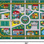 Alfombra antiderrap para niños 5x7ft color verde