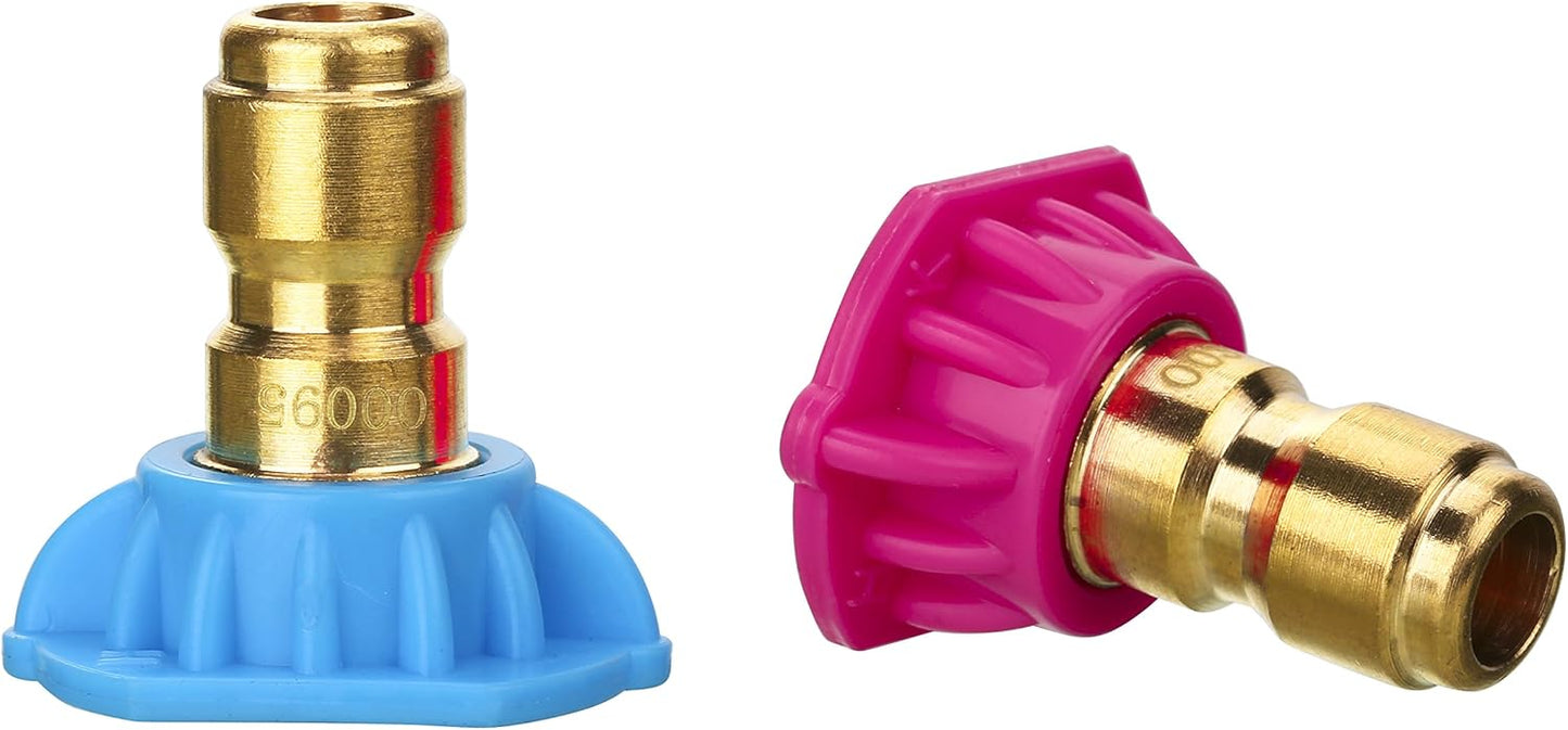 Puntas boquilla conexión rápida lavadora 1/4" 4000PSI pack 2
