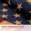 Bandera tipo retro cosido americano
