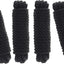 Líneas amarre barco nailon negro 3/8x20pulg set 4