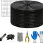 Kit panel solar 6x120" con clips bridas cables malla PVC