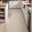 Tapete pasillo 2.3x8ft antiderrap lavable beige