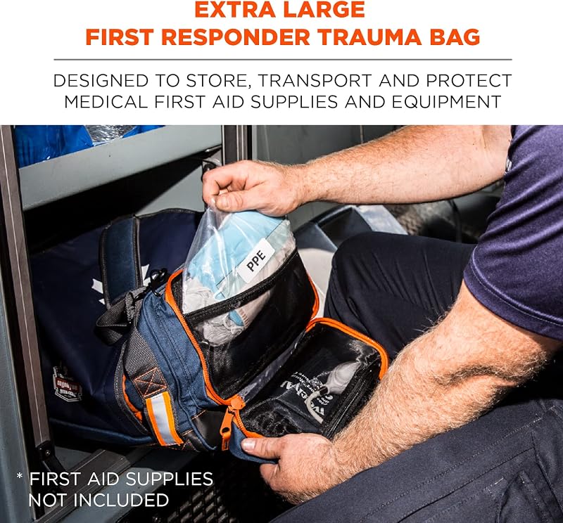 Bolsa médica para emergencias azul