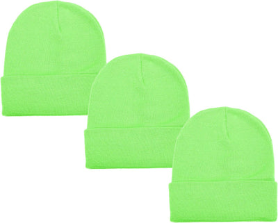 Gorro unisex tejido color sólido cálido