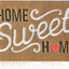 Felpudo Marrón Home Sweet Home con Goma Antiderrap