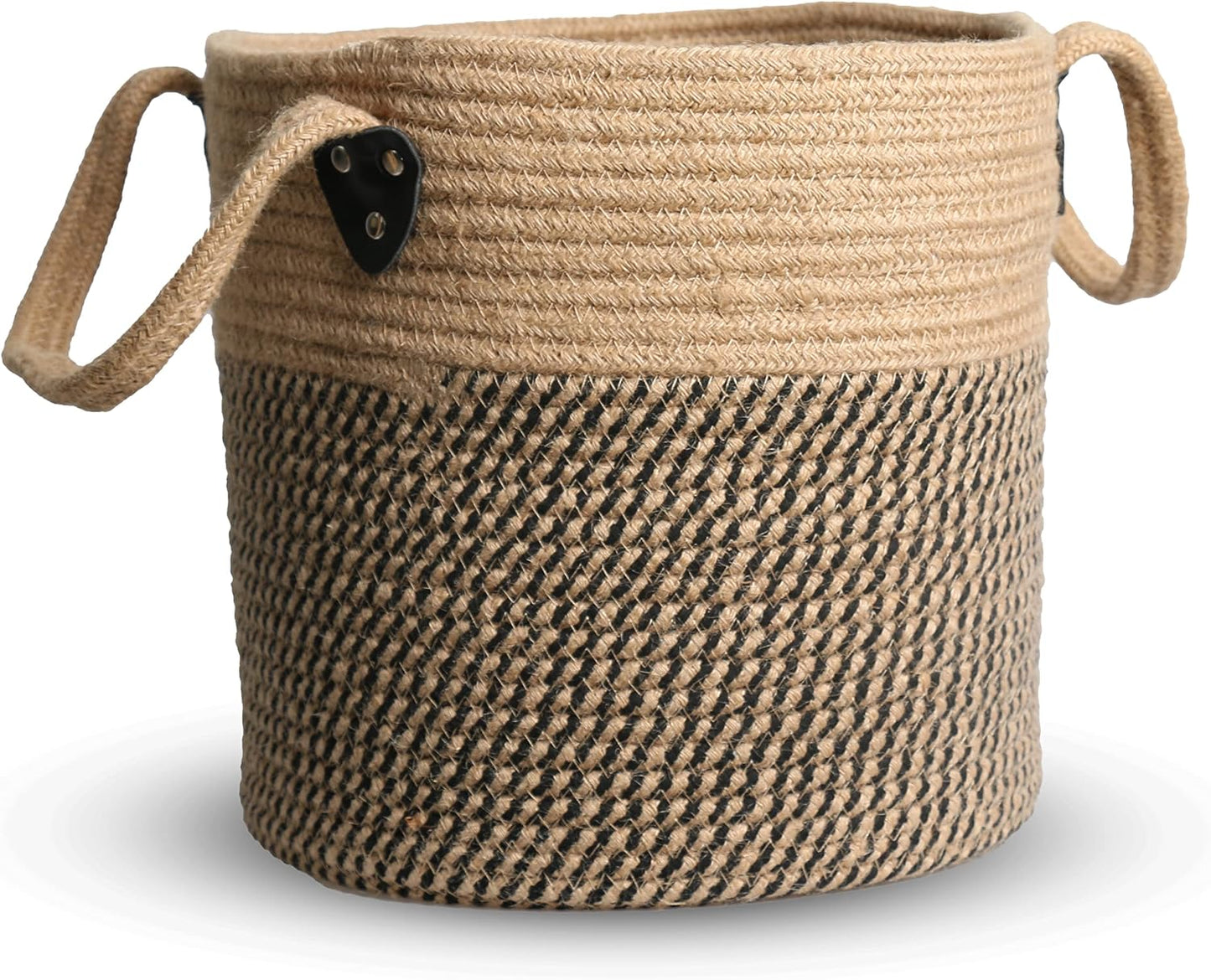 Cesta yute 12x12 cubierta multifuncional Boho