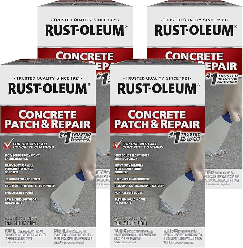 Parche concreto 24oz gris pack 4