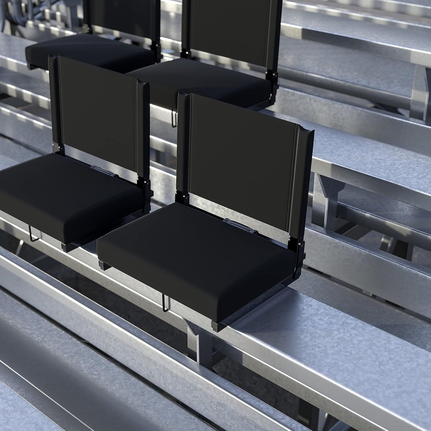 Set 2 sillas estadio 500lb asiento acolchado