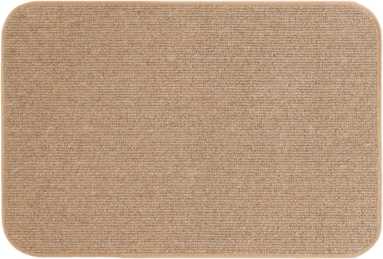 Alfombra antiderrap interior beige guijarro 2x3ft