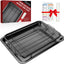Bandeja acero inox freidora aire 14.88x10.98pulg negro