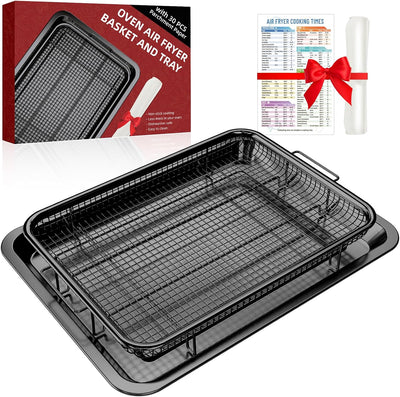 Bandeja acero inox freidora aire 14.88x10.98pulg negro
