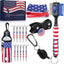 Kit 15 Accesorios Golf Bandera Toalla Bolsa Pelota Divot