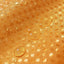 Cortina ducha 36x72pulg tejido waffle degradado dorado con gancho