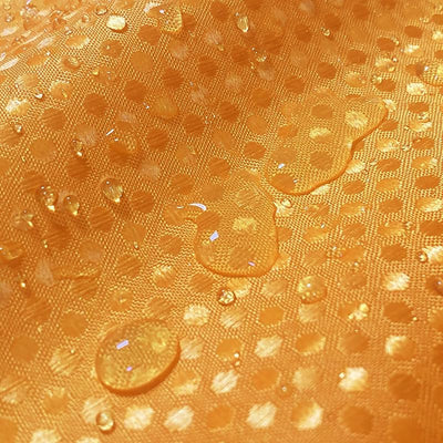 Cortina ducha 36x72pulg tejido waffle degradado dorado con gancho