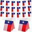 2 Pack Banderas Texas 60ft 40 Pzas Colgantes