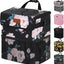 Papelera coche 3gal con tapa bolsa impermeable negra