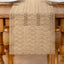 Mantel tejido juta boho para mesa cocina 72 pulg