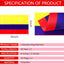 2 Banderas Colombia 60ft Colgantes Decorativas