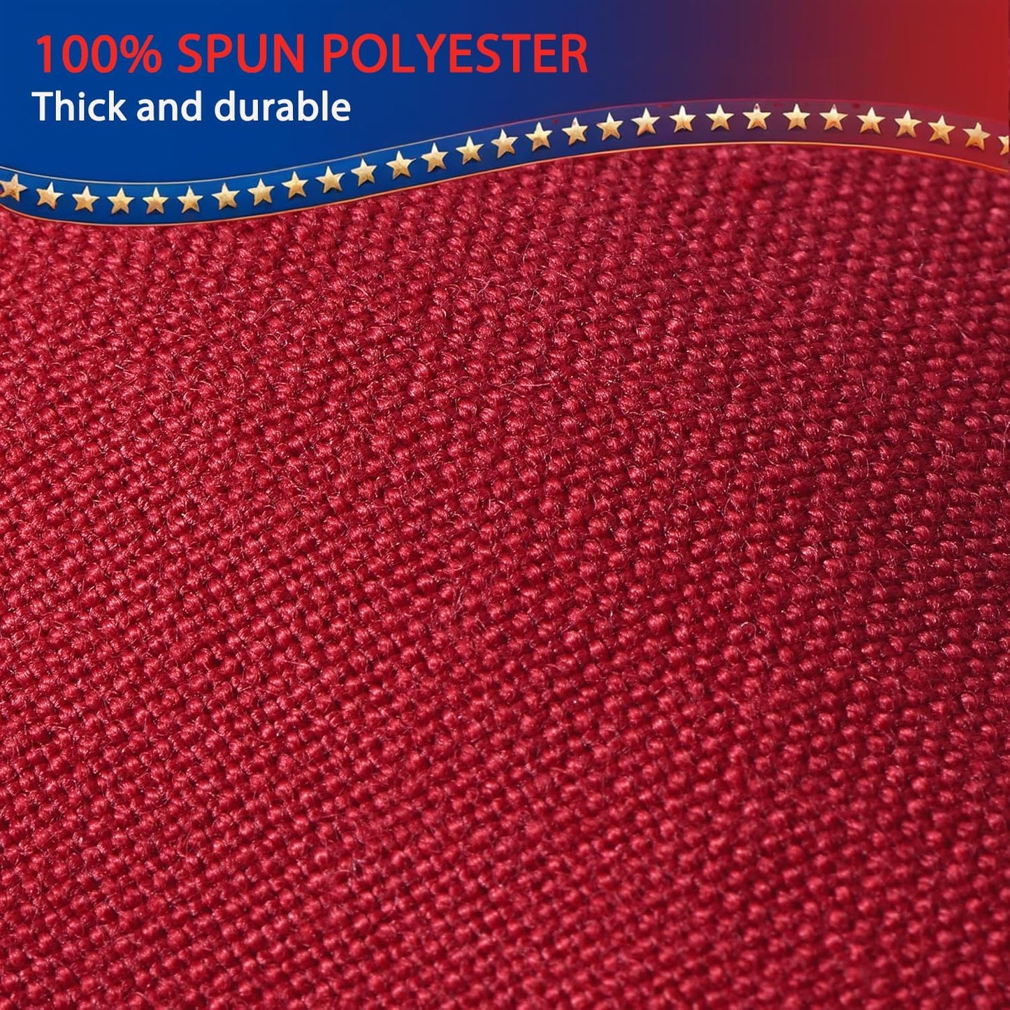 Bandera EE.UU. 5x8ft poliéster resistente a desgarros