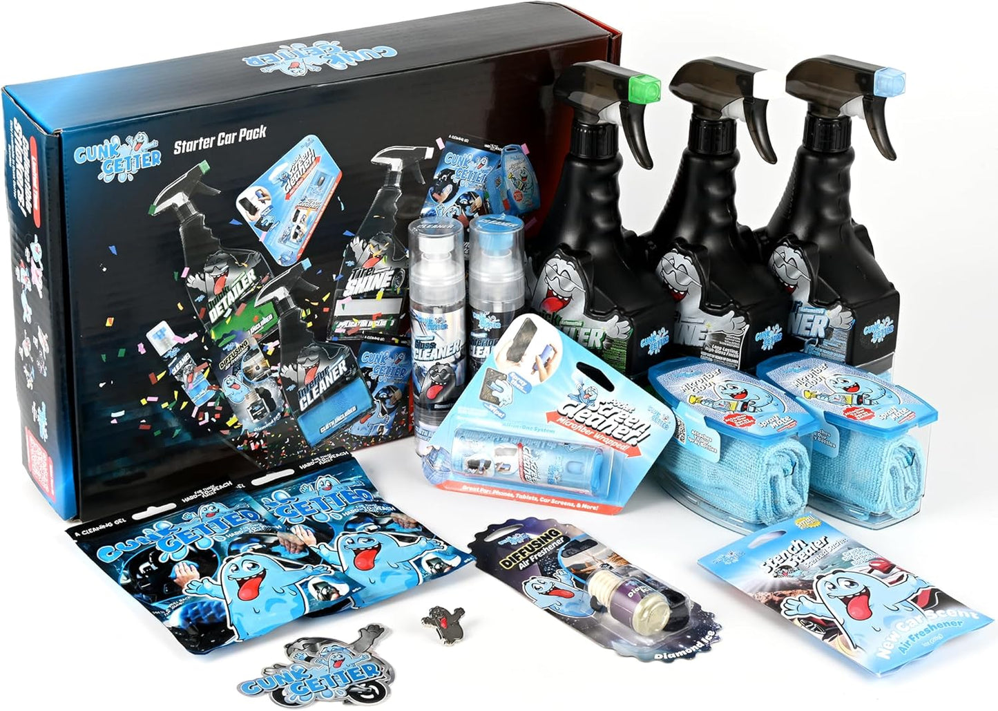 Kit limpieza coche accesorios interior exterior