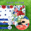 Set fundas mesa picnic bandera USA ajustable impermeable