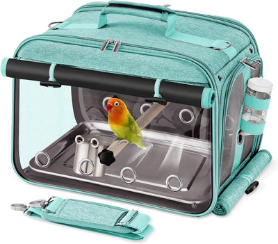 Transportador aves jaula viaje malla acero inox