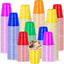 120 Vasos Chupito 2oz Multicolor para Degustaciones
