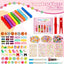 Kit pinzas madera 100 colores 180 dijes resina 300 cuentas
