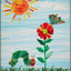 Alfombra área niños lavable 4x11x6x6 pies azul/verde