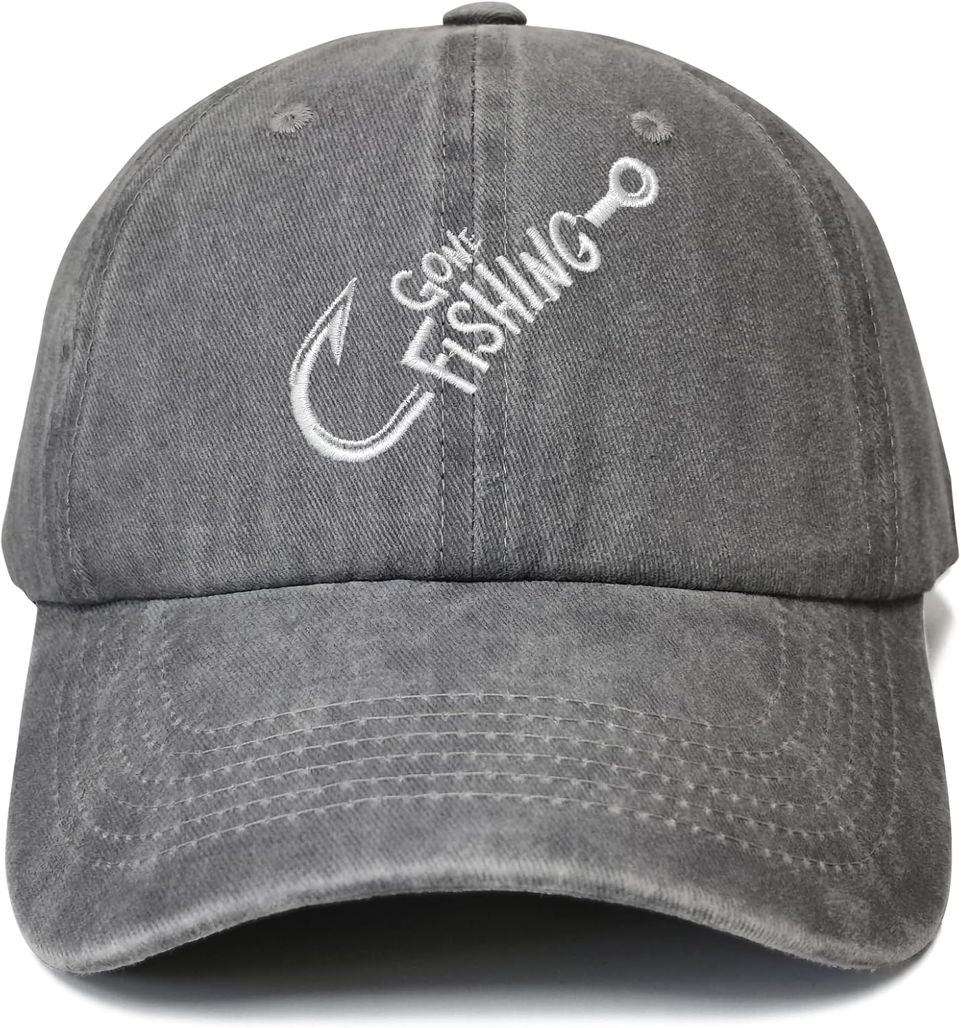 Sombrero dad tejido algodón ajustable para pescador
