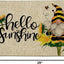 Tapete girasol antideslizante 17x29pulg decorativo entrada cocina