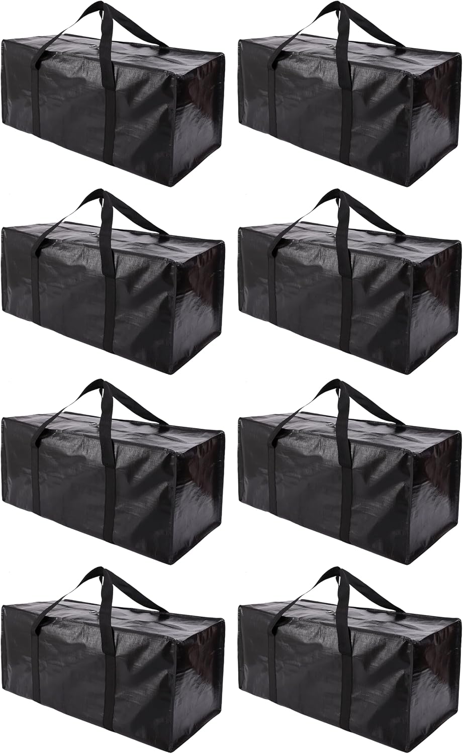 Bolsas mudanza grandes con cremallera asas 8 pzas color