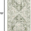 Alfombra larga 2x6ft antiderrap color salvia baño cocina