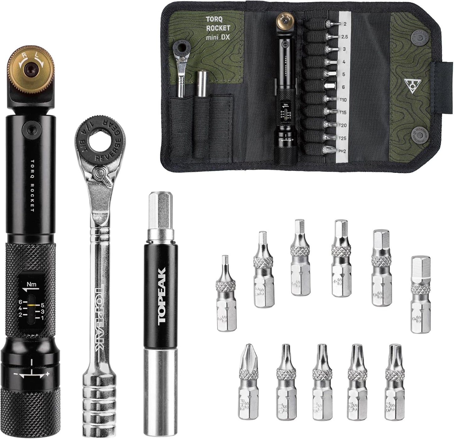 Llave dinamométrica ajustable 1-6Nm bicicleta