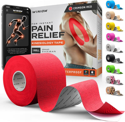 Cinta kinesiología soporte rodilla hombro brazo espalda 2x16.4