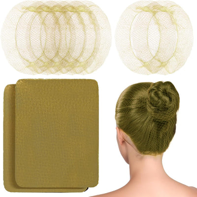 Redes para cabello rubio de 24pulg 60uds