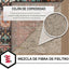 Almohadilla fieltro 8x10ft 1/4" comodidad prémium