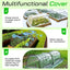 2 Cubiertas Jardín PVC Transparente Invernadero Plegable