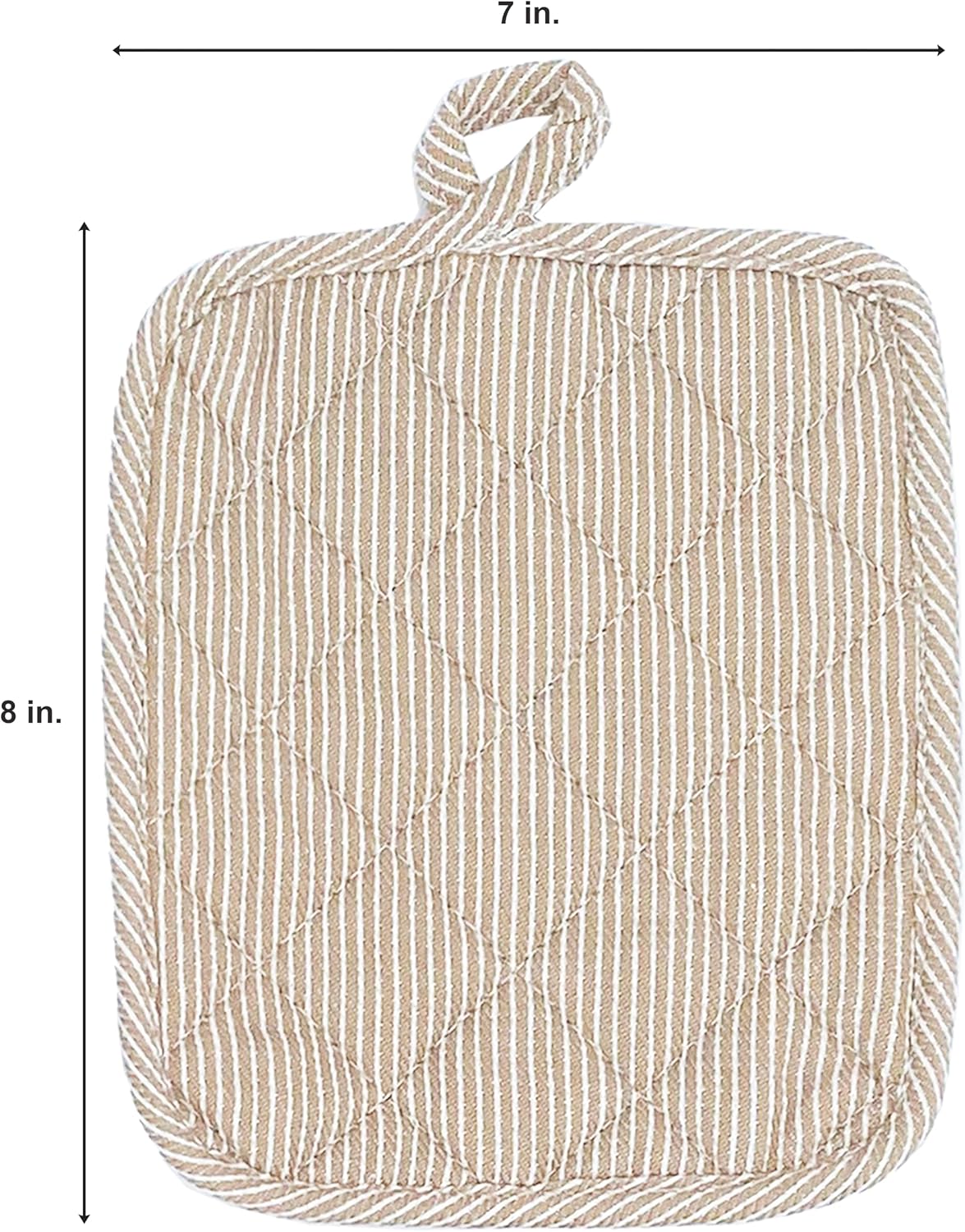 Porta ollas antideslizante beige pack 4
