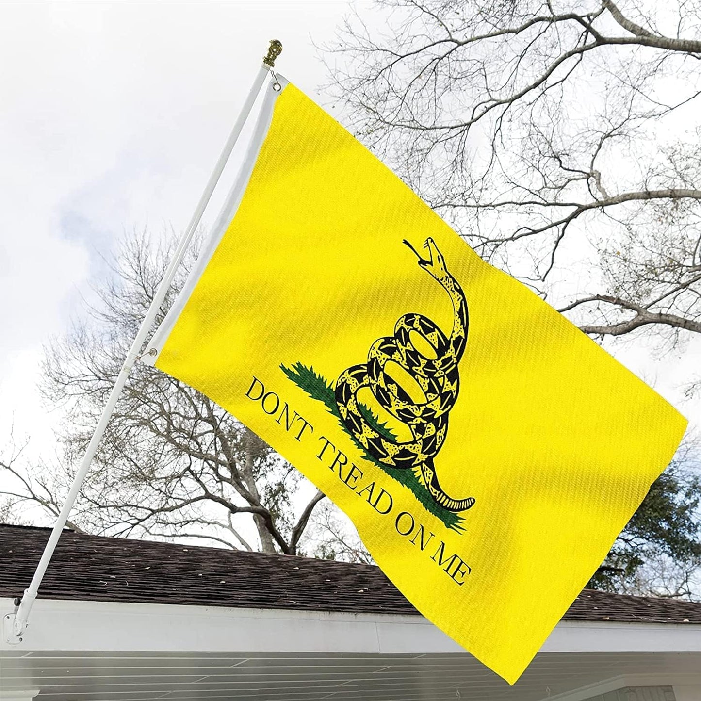 Bandera Gadsden 3x5 200D 3 Capas Exteriores Durable