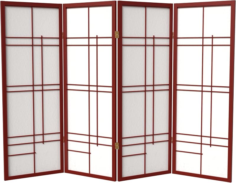 Pantalla corta Eudes Shoji 4ft Palisandro 4 Paneles