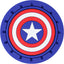 Portavasos Marvel Capitán América para auto pack 2 azul