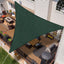 Toldo vela triangular 16x16x16ft tela permeable color verde