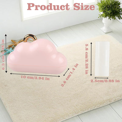 Rodillo pelusa viaje reutilizable 150 hojas rosa